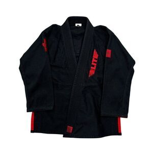 Elite Sports Youth Core Black Brazilian Jiu Jitsu BJJ Gi Jacket
